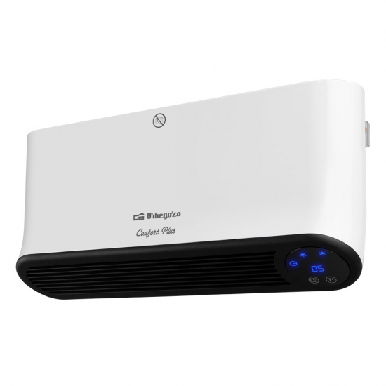 Calefactor mural split Orbegozo pared SP6200, 2000W, ref. 17769, blanco